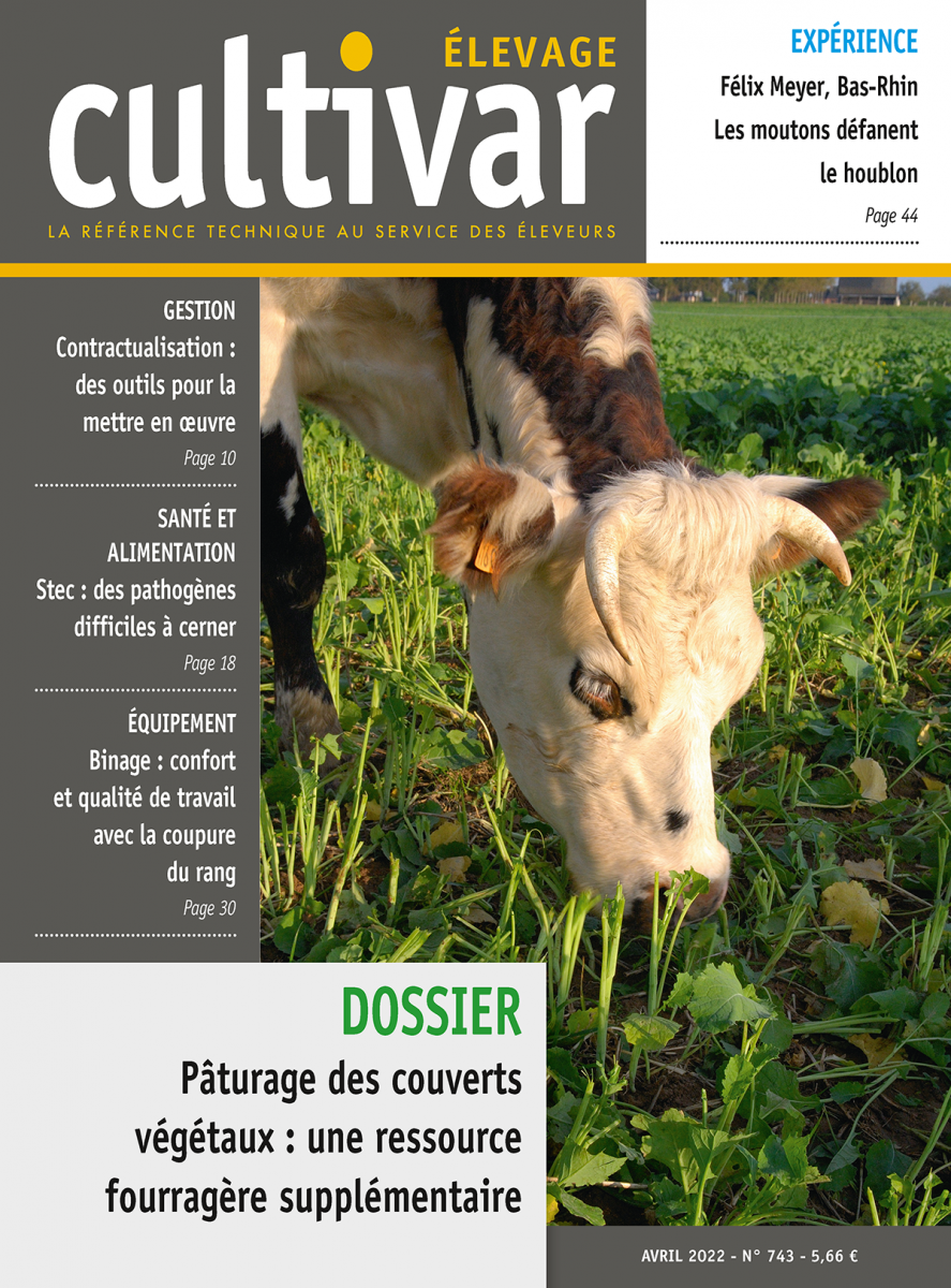 Cultivar élevage avril 2022