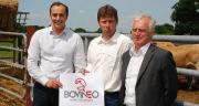 En juin 2013 à La Ferrière en Vendée, Mathieu Staub (directeur), Mickaël Bazantay (président) et Guy Merieau (vice-président) présentaient l'union Bovinéo. Photo : Nathalie Tiers/Pixel Image En juin 2013 à La Ferrière en Vendée, Mathieu Staub (directeur), Mickaël Bazantay (président) et Guy Merieau (vice-président) présentaient l'union Bovinéo.