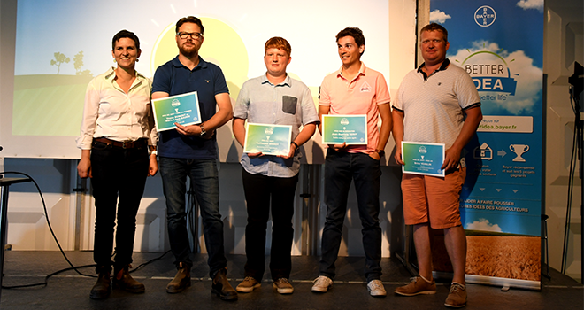 Better idea : Cinq agriculteurs récompensés. 