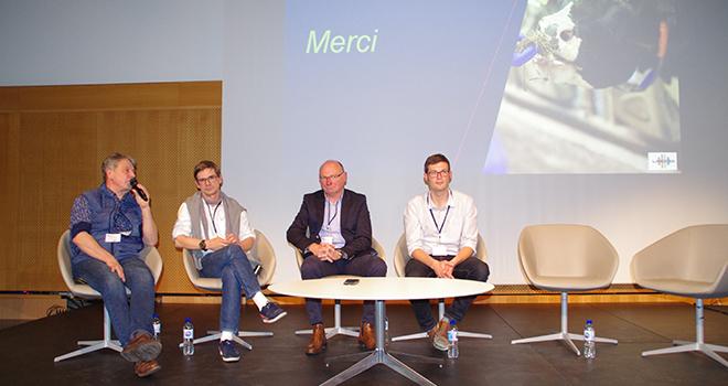 Bayer a annoncé l’arrivée du nouvel antibiotique Arentor®DC lors des journées de la Société nationale des groupements techniques vétérinaires à Nantes le 17 mai. ©M.-D. Guihard