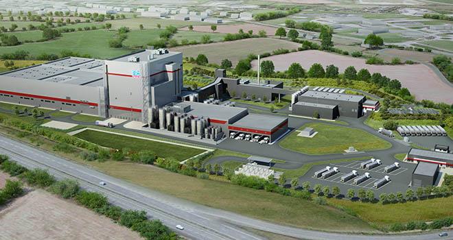 Implantée à Carhaix dans le Finistère, l’usine de fabrication de poudre de lait infantile transformera près de 285 000 tonnes de lait entier par an. 