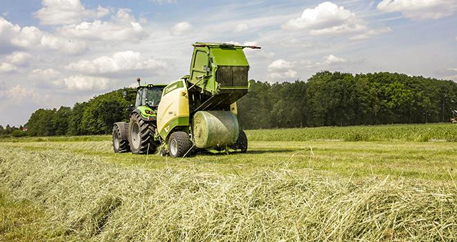 Attention à l’échauffement des balles de foin. CP : Krone